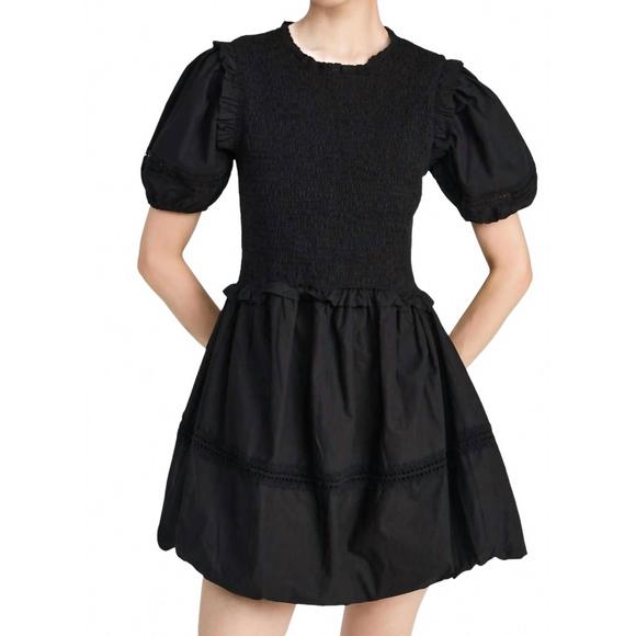 NEW FOR LOVE & LEMONS sandy mini dress in black - Picture 4 of 4